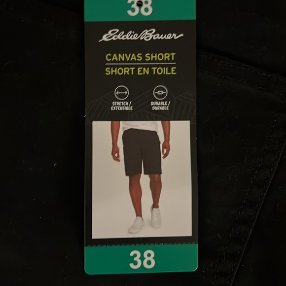 NWT Eddie Bauer Canvas Shorts - Size 38 - Picture 3 of 7